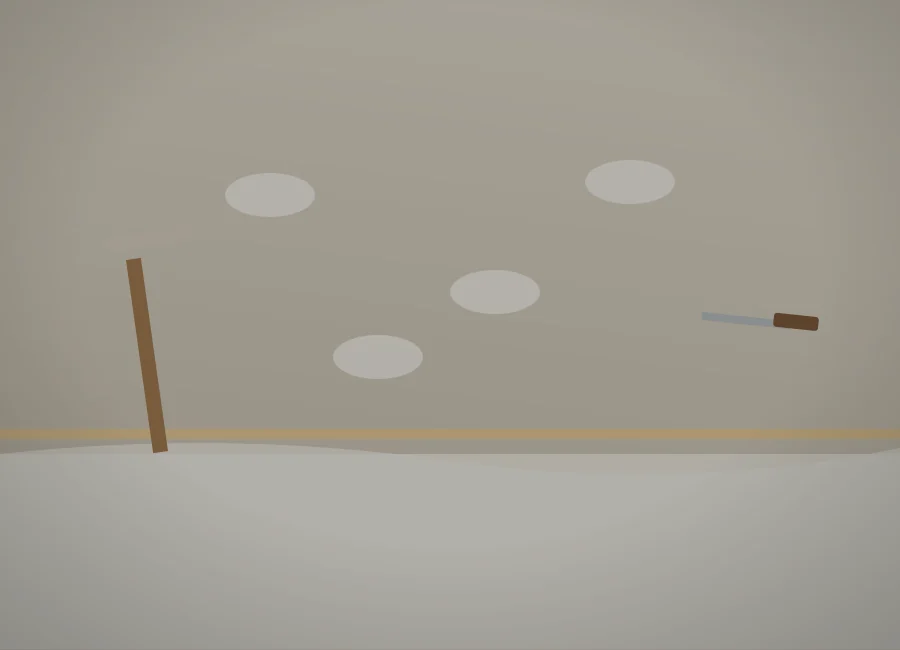 Surface preparation work with masking, filling, and sanding